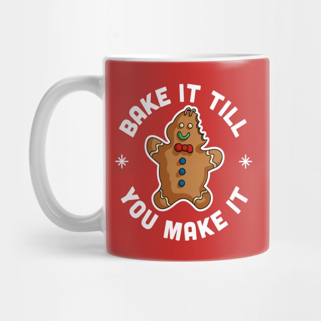 Bake It Till You Make It PJ Xmas Gingerbread Man Christmas by OrangeMonkeyArt